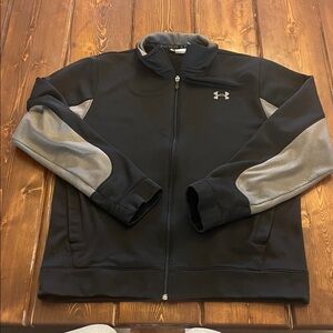 Under Armour Men's Black and Gray Performance Jacket